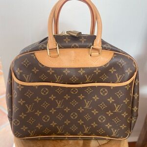 Louis Vuitton Brown Monogram Deauville  Bag
